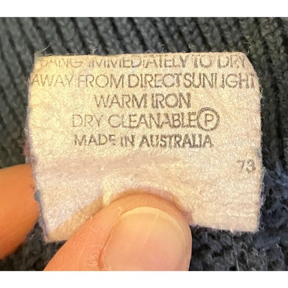 Lacoste Chemise Mens Vintage 90s Alligator Logo Tennis Sweater Sz XL Blue FA EXC - Picture 6 of 10